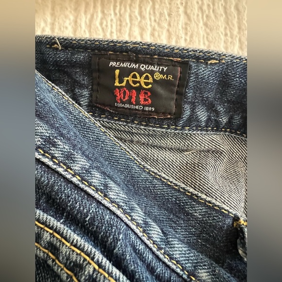 Lee Men’s regular leg blue jeans size 32/32 101B premium collection - Picture 4 of 6